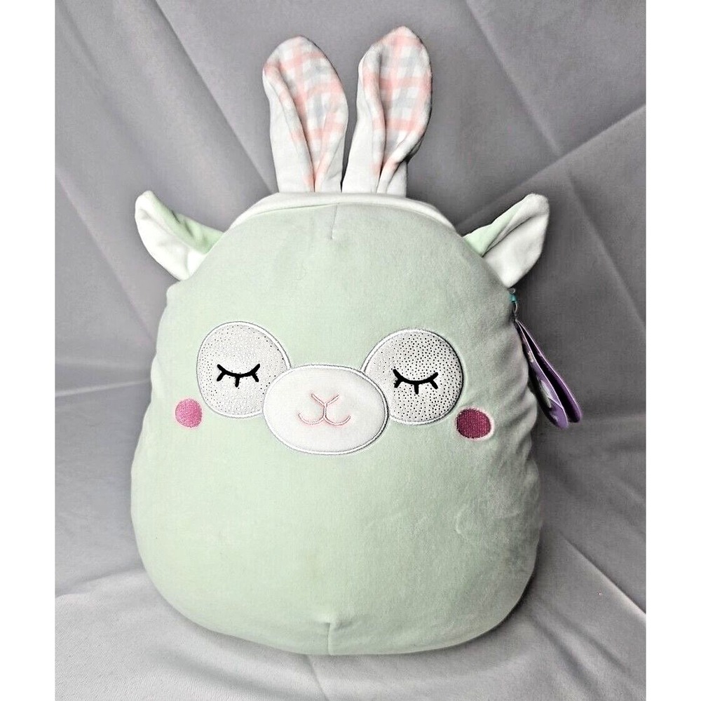 Squishmallow 12" Miley The Llama with Bunny Ears Plush Easter NWT